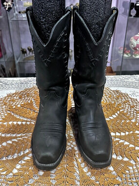 Durango A4000 Western Leather Boots Black US 9 M